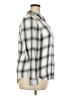 Time and Tru 100% Viscose Plaid Gray Long Sleeve Button-Down Shirt Size 20 - photo 4