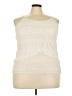 Torrid Ivory Sleeveless Blouse Size 4X Plus (4) - photo 1