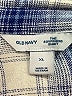 Old Navy 100% Cotton Plaid Blue 3/4 Sleeve Button-Down Shirt Size XL - photo 7