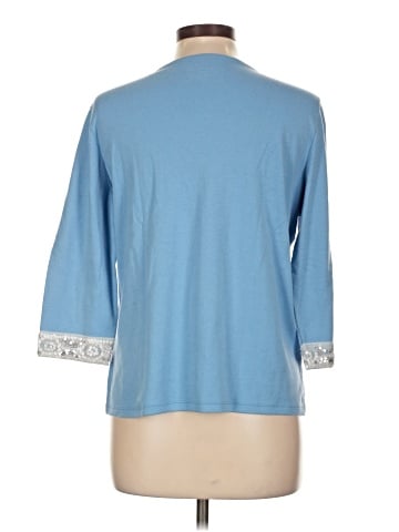 Draper's & Damon's 3/4 Sleeve Top (view 2)