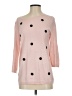 Elle Polka Dots Pink Pullover Sweater Size S - photo 1