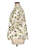 D&Co. Floral Ivory Short Sleeve Blouse Size XL - photo 5