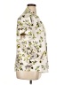 D&Co. Floral Ivory Short Sleeve Blouse Size XL - photo 4