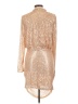 Shein 100% Polyester Metallic Gold Cocktail Dress Size L - photo 2