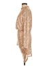 Shein 100% Polyester Metallic Gold Cocktail Dress Size L - photo 5