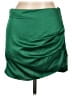 Glam Solid Green Casual Skirt Size L - photo 1