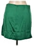 Glam Solid Green Casual Skirt Size L - photo 2
