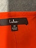 Lulus 100% Rayon Solid Orange Red Casual Skirt Size M - photo 4