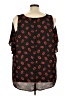 Torrid 100% Polyester Graphic Black Short Sleeve Blouse Size 4X Plus (4) - photo 2