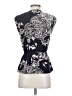 Baraschi 100% Polyester Floral Multi Color Yellow Sleeveless Blouse Size XS - photo 2