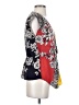 Baraschi 100% Polyester Floral Multi Color Yellow Sleeveless Blouse Size XS - photo 4