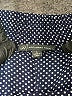 Adrianna Papell Polka Dots Blue Active Pants Size L - photo 6