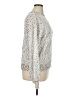 Unbranded 100% Polyester Tweed Silver Pullover Sweater Size XL - photo 4