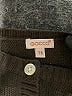 Gocco 100% Modacrylic Black Cardigan Size 7 - 8 - photo 3