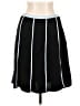 INC International Concepts 100% Polyester Stripes Black Formal Skirt Size 12 - photo 1