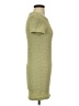 Elodie Solid Green Casual Dress Size S - photo 4
