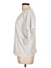Chances R Silver Short Sleeve Blouse Size L - photo 5