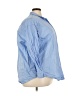 Old Navy 100% Cotton Blue 3/4 Sleeve Button-Down Shirt Size XXL - photo 4