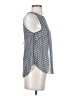 Tracy Reese 100% Polyester Silver Sleeveless Blouse Size S - photo 4