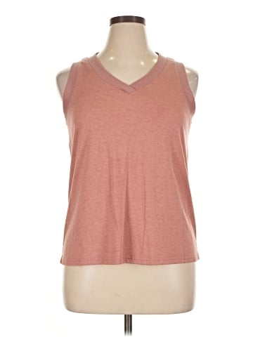 Emery Rose Sleeveless T-Shirt (view 1)