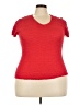 Jaclyn Smith Red Short Sleeve Top Size XXL - photo 1