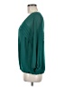 Studio M 100% Polyester Teal Long Sleeve Blouse Size M - photo 5