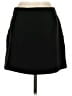 J.Crew 100% Polyester Solid Black Casual Skirt Size 2 - photo 2