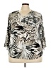 Cocomo Silver 3/4 Sleeve Blouse Size 3X - photo 1