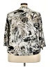 Cocomo Silver 3/4 Sleeve Blouse Size 3X - photo 2