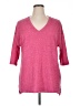 Faded Glory Pink 3/4 Sleeve Top Size 1X - photo 1