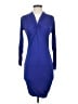BCBGMAXAZRIA 100% Modal Solid Blue Cocktail Dress Size XS - photo 1