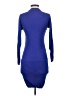 BCBGMAXAZRIA 100% Modal Solid Blue Cocktail Dress Size XS - photo 2
