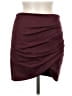 Shein Solid Burgundy Casual Skirt Size M - photo 1