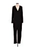 Lou & Grey Solid Black Jumpsuit Size S - photo 1
