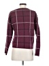 Cynthia Rowley Plaid Burgundy Pullover Sweater Size S - photo 2