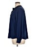 Susan Graver Chevron-herringbone Blue Long Sleeve Blouse Size 16 - photo 5