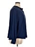 Susan Graver Chevron-herringbone Blue Long Sleeve Blouse Size 16 - photo 4