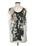 Helmut Lang 100% Silk Silver Sleeveless T-Shirt Size P (petite) - photo 1
