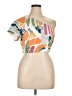 Shein 100% Polyester Orange Short Sleeve Top Size XL - photo 1