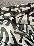 Unbranded 100% Polyester Print Silver 3/4 Sleeve Blouse Size 2X - photo 7