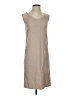 Unbranded Solid Tan Casual Dress Size S - photo 1