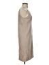 Unbranded Solid Tan Casual Dress Size S - photo 4