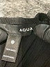 Aqua 100% Rayon Black Cocktail Dress Size M - photo 7