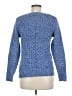 Lands' End 100% Cotton Tweed Blue Pullover Sweater Size M - photo 2