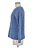 Lands' End 100% Cotton Tweed Blue Pullover Sweater Size M - photo 5