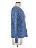 Lands' End 100% Cotton Tweed Blue Pullover Sweater Size M - photo 4