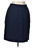 Casual Corner Solid Blue Formal Skirt Size 12 - photo 1