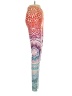 Unbranded Print Orange Yoga Pants Size XXS (estimated) - photo 4