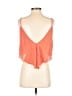 Lovely Day Orange Sleeveless Top Size S - photo 2