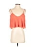 Lovely Day Orange Sleeveless Top Size S - photo 1